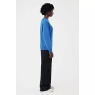   Bluza, iqoniq, 2610E16278, Unisex, Bumbac, Albastru Royal, 3XL