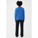 Bluza, iqoniq, 2610E16278, Unisex, Bumbac, Albastru Royal, 3XL