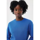 Bluza, iqoniq, 2610E16278, Unisex, Bumbac, Albastru Royal, 3XL