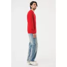 Bluza, iqoniq, 2610E16263, Unisex, Bumbac, Rosu, L