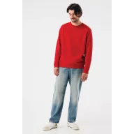Bluza, iqoniq, 2610E16267, Unisex, Bumbac, Rosu, XS