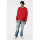 Bluza, iqoniq, 2610E16269, Unisex, Bumbac, Rosu, XXS