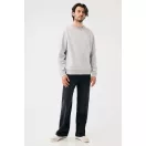 Bluza, iqoniq, 2610E16216, Unisex, Bumbac, Gri Light, 3XL