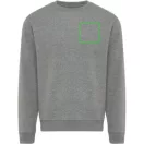 Bluza, iqoniq, 2610E16194, Unisex, Bumbac, Gri Light Heather Anthracite, XL