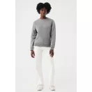 Bluza, iqoniq, 2610E16197, Unisex, Bumbac, Gri Light Heather Anthracite, XXS