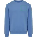 Bluza, iqoniq, 2610E16227, Unisex, Bumbac, Albastru Moon, S