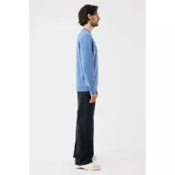 Bluza, iqoniq, 2610E16227, Unisex, Bumbac, Albastru Moon, S