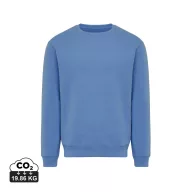 Bluza, iqoniq, 2610E16228, Unisex, Bumbac, Albastru Moon, XL