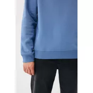 Bluza, iqoniq, 2610E16228, Unisex, Bumbac, Albastru Moon, XL