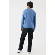   Bluza, iqoniq, 2610E16230, Unisex, Bumbac, Albastru Moon, XXL