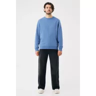   Bluza, iqoniq, 2610E16231, Unisex, Bumbac, Albastru Moon, XXS
