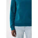 Bluza, iqoniq, 2610E16153, Unisex, Bumbac, Albastru Dark Teal, S