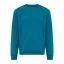 Bluza, iqoniq, 2610E16156, Unisex, Bumbac, Albastru Dark Teal, XXL