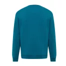 Bluza, iqoniq, 2610E16158, Unisex, Bumbac, Albastru Dark Teal, 3XL