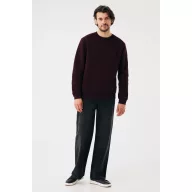 Bluza, iqoniq, 2610E16218, Unisex, Bumbac, Rosu Merlot, M