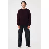 Bluza, iqoniq, 2610E16218, Unisex, Bumbac, Rosu Merlot, M