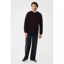 Bluza, iqoniq, 2610E16219, Unisex, Bumbac, Rosu Merlot, S