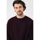 Bluza, iqoniq, 2610E16219, Unisex, Bumbac, Rosu Merlot, S