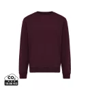 Bluza, iqoniq, 2610E16220, Unisex, Bumbac, Rosu Merlot, XL