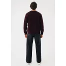 Bluza, iqoniq, 2610E16221, Unisex, Bumbac, Rosu Merlot, XS