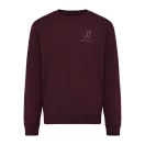 Bluza, iqoniq, 2610E16222, Unisex, Bumbac, Rosu Merlot, XXL