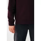 Bluza, iqoniq, 2610E16222, Unisex, Bumbac, Rosu Merlot, XXL