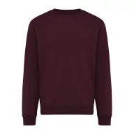 Bluza, iqoniq, 2610E16224, Unisex, Bumbac, Rosu Merlot, 3XL