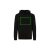 Hanorac cu gluga, Unisex, iqoniq, 2401E13616, Bumbac, Negru, 4XL