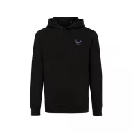   Hanorac cu gluga, 42FEB233048, Iqoniq Jasper, Bumbac, Unisex, Negru, M