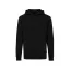 Hanorac cu gluga, 42FEB233052, Iqoniq Jasper, Bumbac, Unisex, Negru, XXL