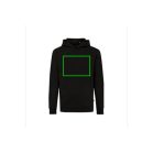 Hanorac cu gluga, 42FEB233052, Iqoniq Jasper, Bumbac, Unisex, Negru, XXL