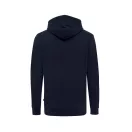 Hanorac cu gluga, Unisex, iqoniq, 2401E13619, Bumbac, Albastru navy, 5XL