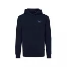 Hanorac cu gluga, 42FEB233093, Iqoniq Jasper, Bumbac, Unisex, Albastru Navy, XXS