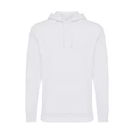 Hanorac cu gluga, Unisex, iqoniq, 2401E13620, Bumbac, Alb, L