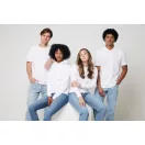 Hanorac cu gluga, unisex, 2509E17125, iqoniq, 66x47.5x1 cm, Bumbac, Alb, XXS