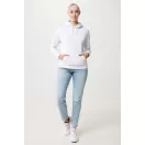 Hanorac cu gluga, unisex, 2509E17125, iqoniq, 66x47.5x1 cm, Bumbac, Alb, XXS