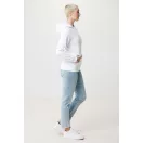 Hanorac cu gluga, unisex, 2509E17125, iqoniq, 66x47.5x1 cm, Bumbac, Alb, XXS