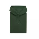 Hanorac cu gluga, 42FEB233077, Iqoniq Jasper, Bumbac, Unisex, Verde, XXS
