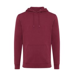   Hanorac cu gluga, Unisex, iqoniq, 2401E13627, Bumbac, Burgundy, L