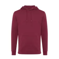   Hanorac cu gluga, Unisex, iqoniq, 2401E13631, Bumbac, Burgundy, XS