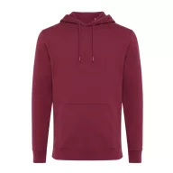   Hanorac cu gluga, Unisex, iqoniq, 2401E13631, Bumbac, Burgundy, XS