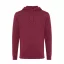 Hanorac cu gluga, Unisex, iqoniq, 2401E13632, Bumbac, Burgundy, XXL