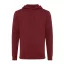 Hanorac cu gluga, unisex, 2509E17123, iqoniq, 66x47.5x1 cm, Bumbac, Burgundy, XXS