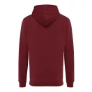Hanorac cu gluga, unisex, 2509E17123, iqoniq, 66x47.5x1 cm, Bumbac, Burgundy, XXS