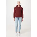 Hanorac cu gluga, unisex, 2509E17123, iqoniq, 66x47.5x1 cm, Bumbac, Burgundy, XXS