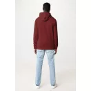 Hanorac cu gluga, unisex, 2509E17123, iqoniq, 66x47.5x1 cm, Bumbac, Burgundy, XXS
