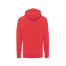 Hanorac cu gluga, 42FEB233103, Iqoniq Jasper, Bumbac, Unisex, Rosu, L
