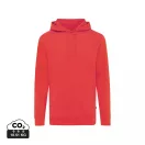 Hanorac cu gluga, 42FEB233108, Iqoniq Jasper, Bumbac, Unisex, Rosu, XXL