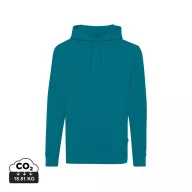   Hanorac cu gluga, 42FEB233114, Iqoniq Jasper, Bumbac, Unisex, Albastru Verdigris, XL