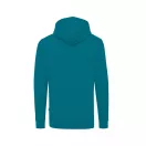 Hanorac cu gluga, 42FEB233117, Iqoniq Jasper, Bumbac, Unisex, Albastru Verdigris, XXS